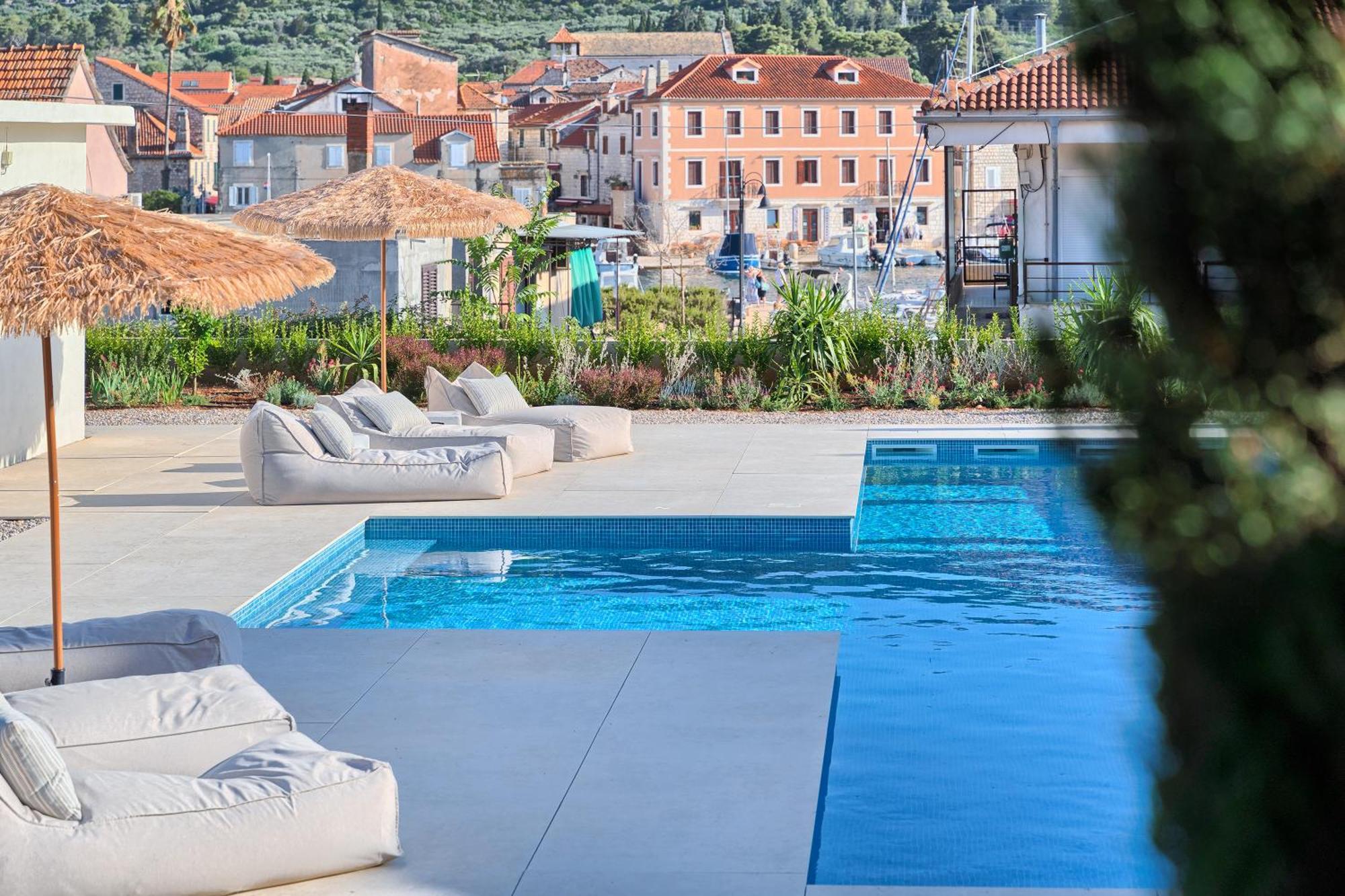 Hvar Luxury Villa And Pool With View In Heart Of Stari Grad Stari Grad  Exterior photo